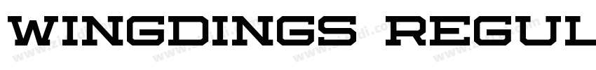 wingdings Regular字体转换 wingdings Regular字体转换